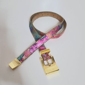 B. B. Simon Genuine Leather Belt